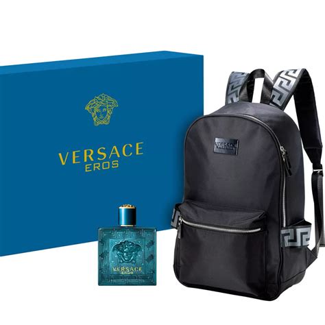 Versace perfume with backpack